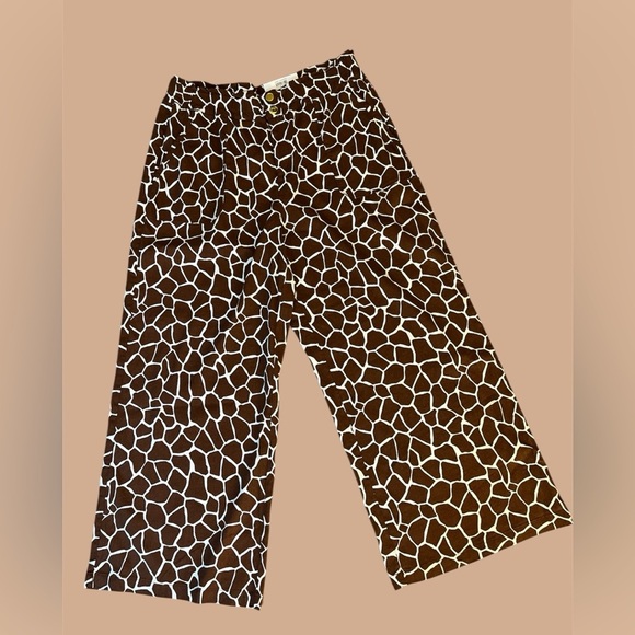 INC International Concepts Printed Linen Blend Women's Pants, Wide Legs Pants - Picture 3 of 9